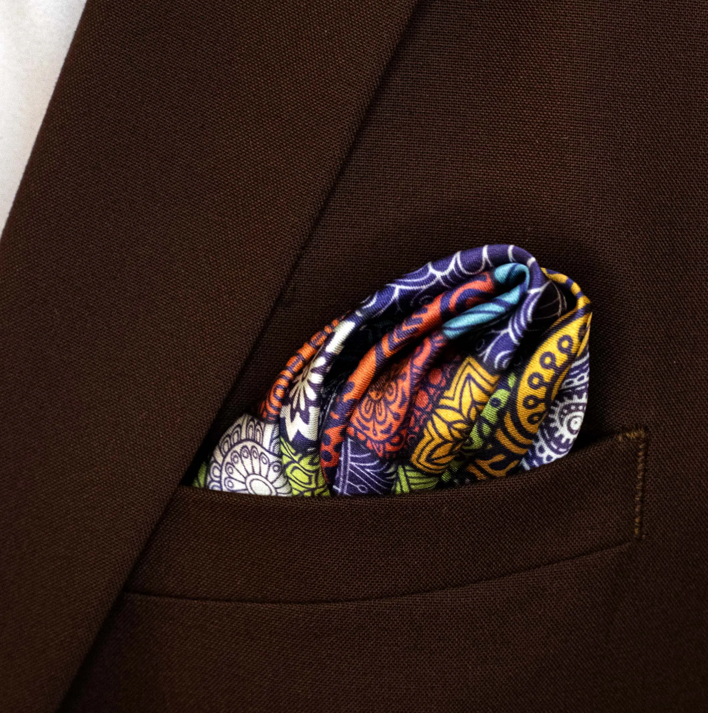 Abstract Matrix – Silk Pocket Squares