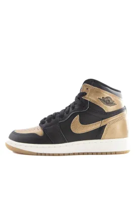 Air Jordan Kids 1 Retro High OG 'Black/Metallic Gold'