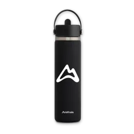 AllTrails × Hydro Flask 24 oz. Bottle with Flex Straw Cap - Black