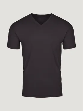 Anchor Black V-Neck