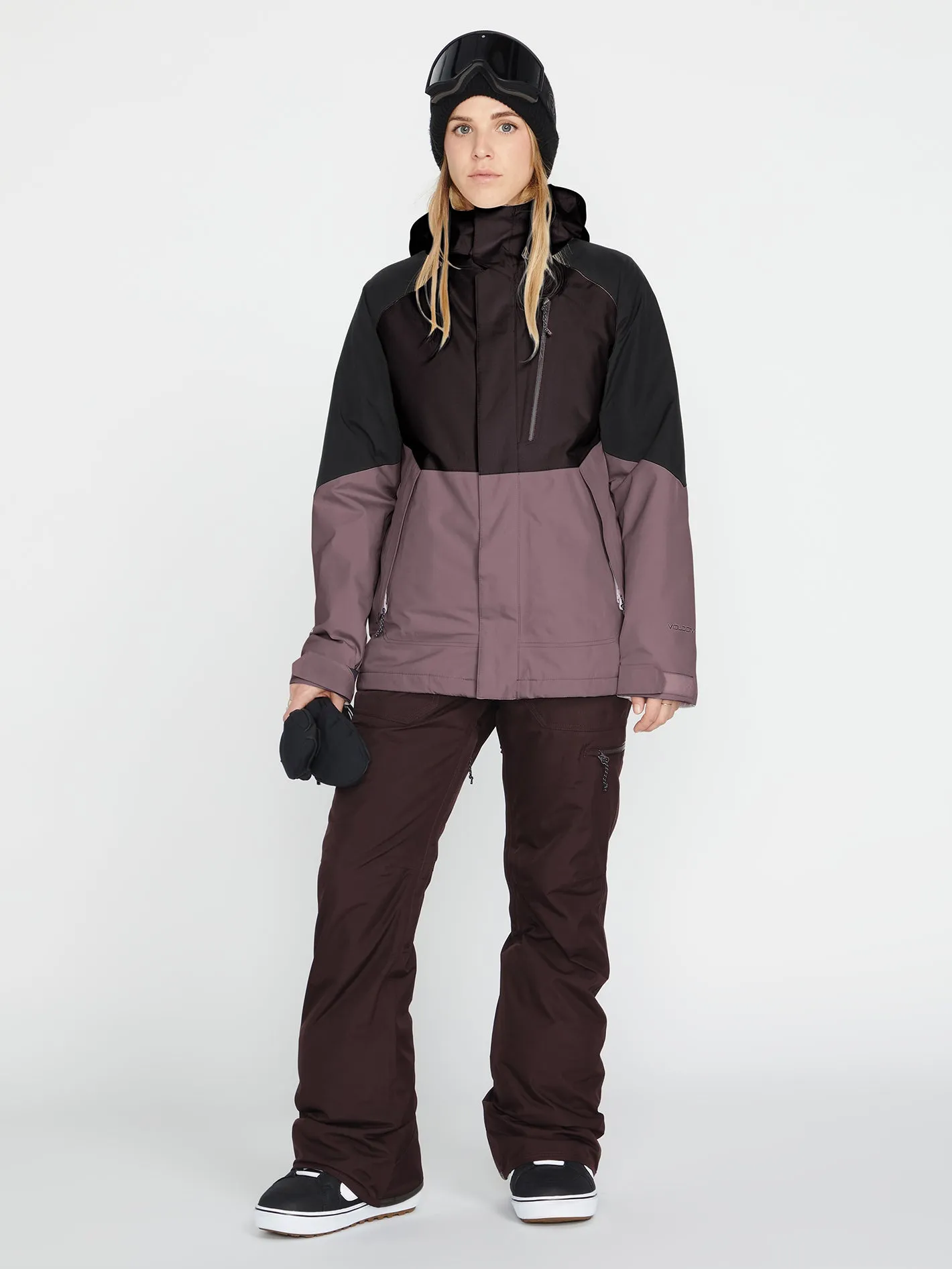 Aris Insulated Gore-Tex Jacket - Black Plum