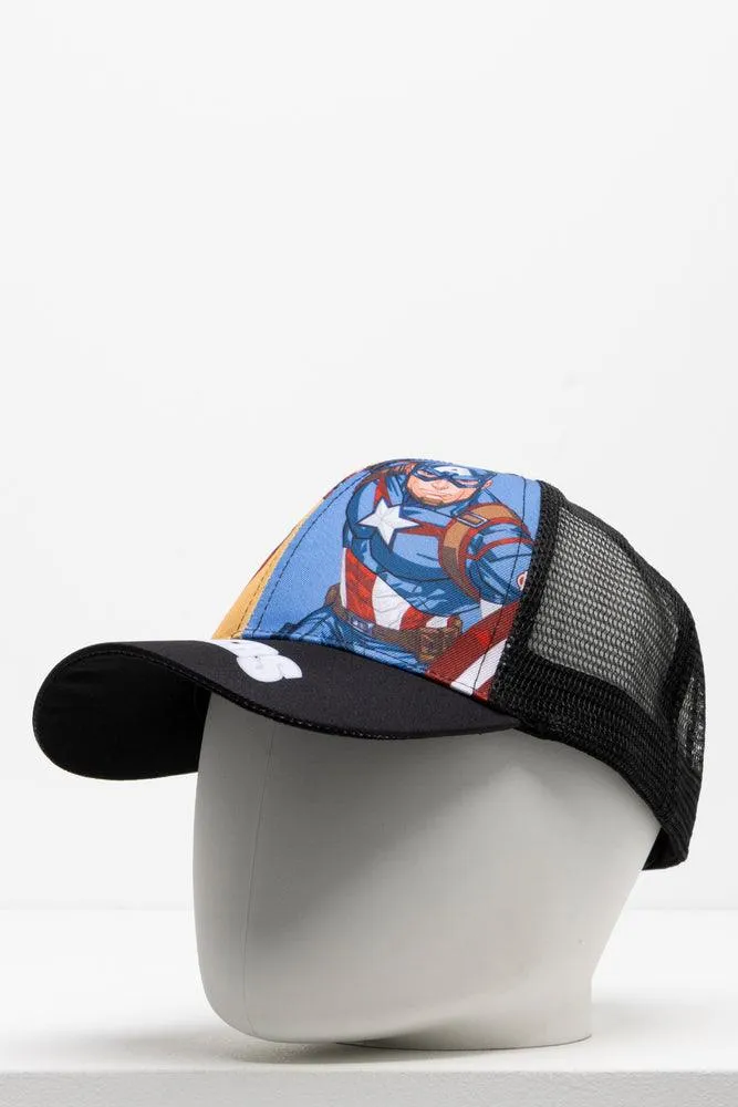 Avengers Peak Cap Black