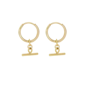 Azalea Mini Hoop Earrings - Gold