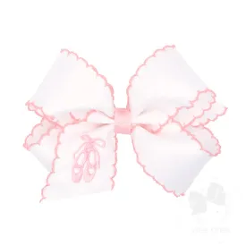 Ballerina Embroidered Bow