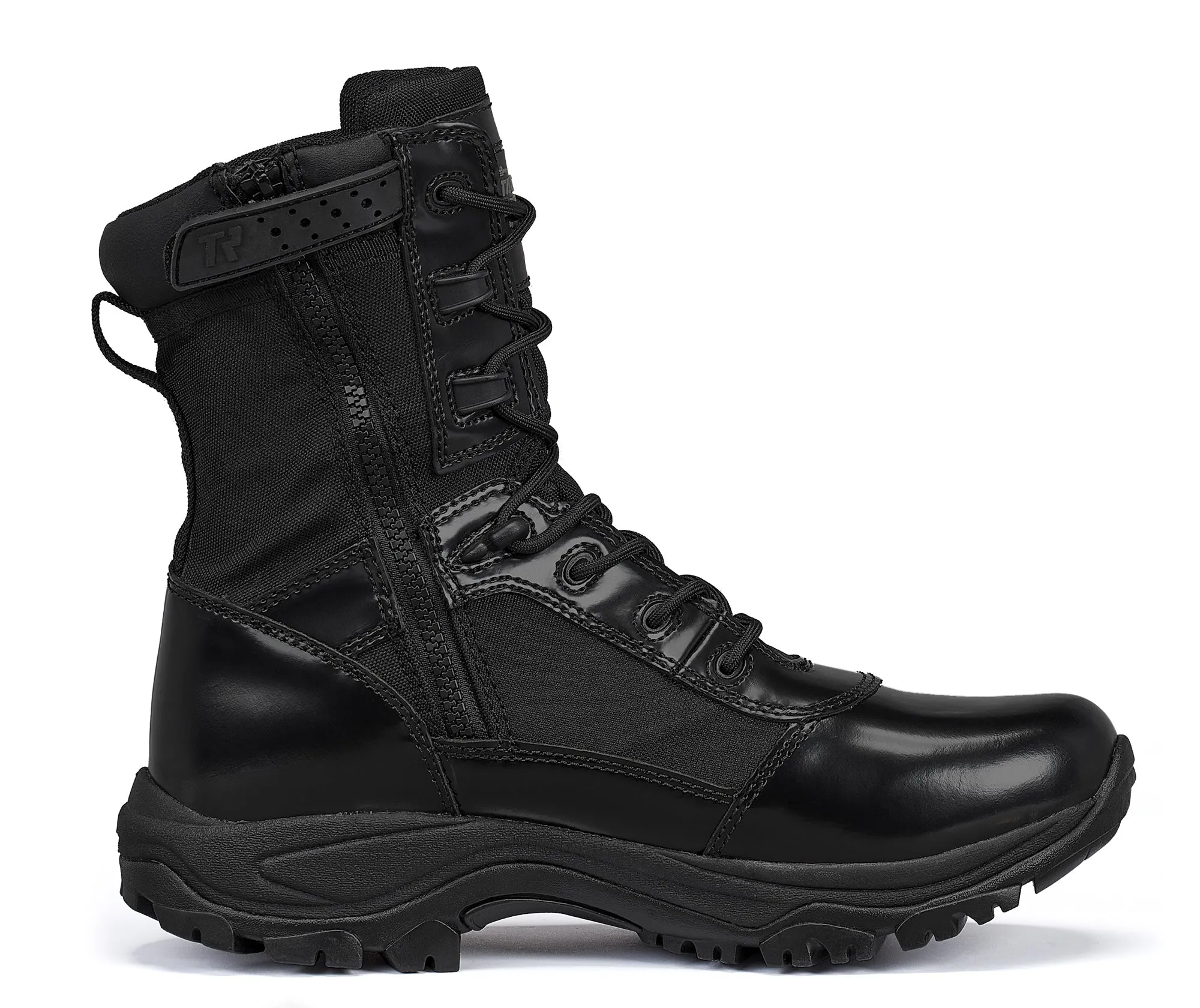 Belleville TR908Z Hot Weather Zip Boots Unisex Black Leather/Nylon