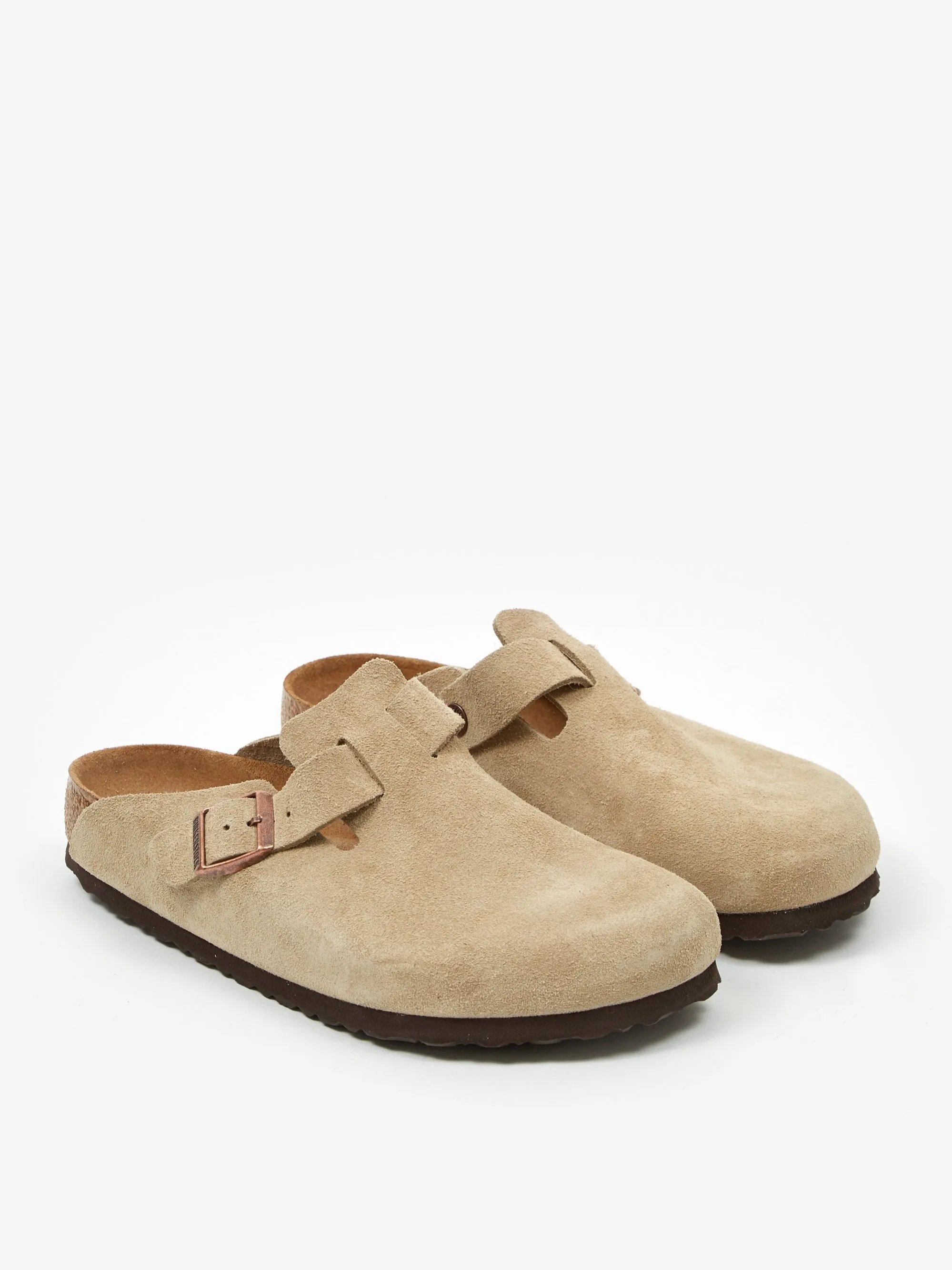 Birkenstock Boston Suede W - Taupe