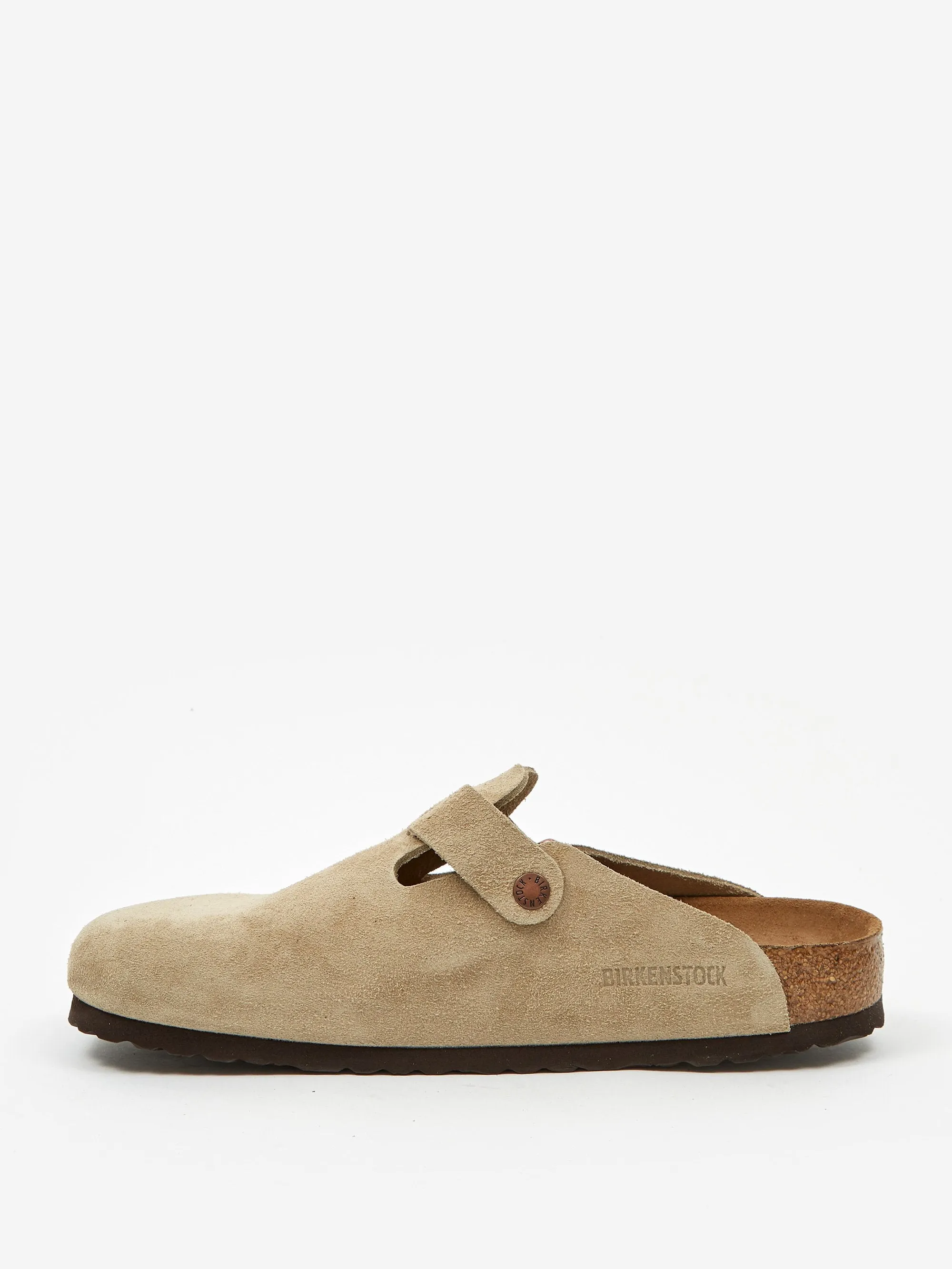 Birkenstock Boston Suede W - Taupe