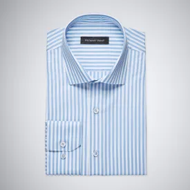 Blue King Striped Cotton Shirt