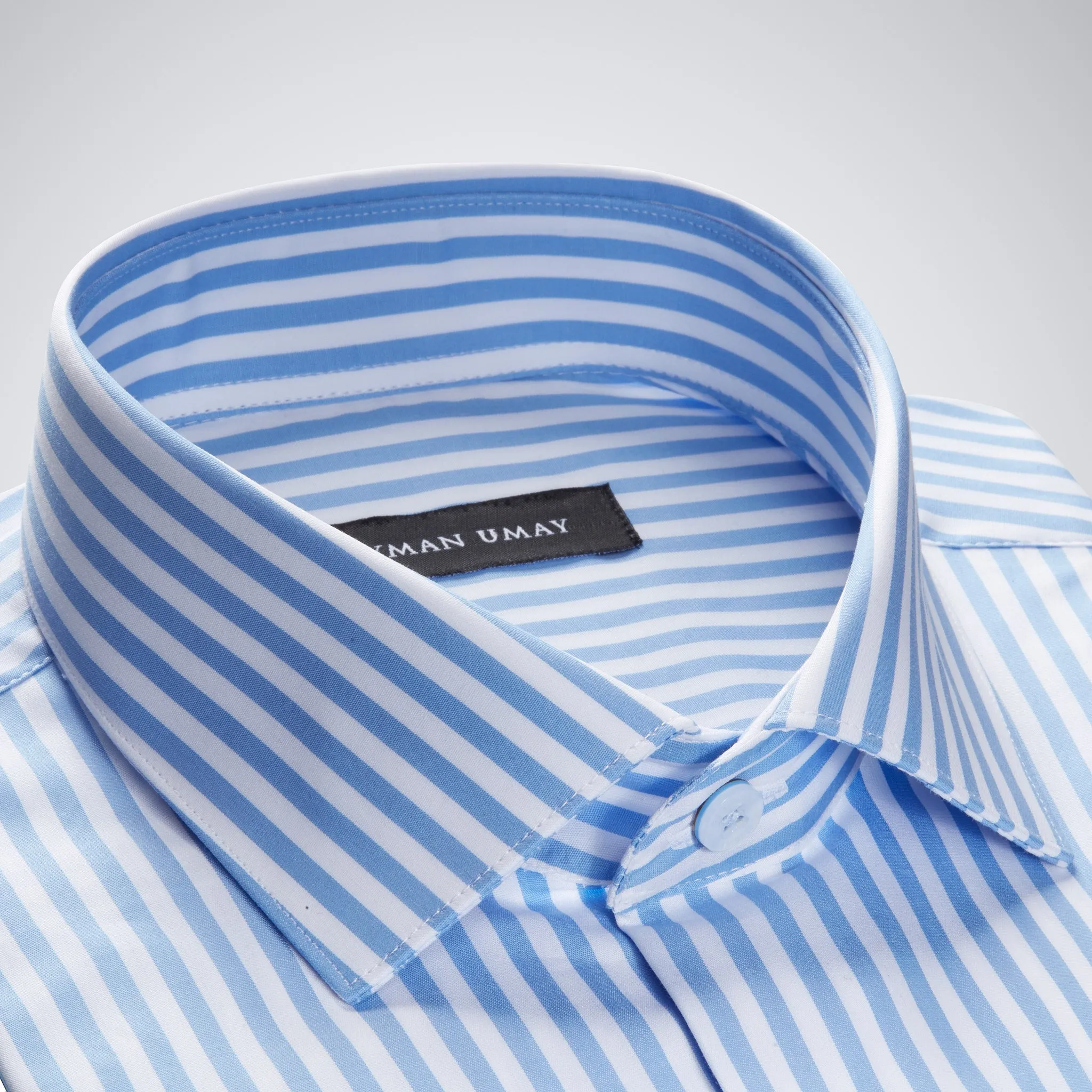 Blue King Striped Cotton Shirt