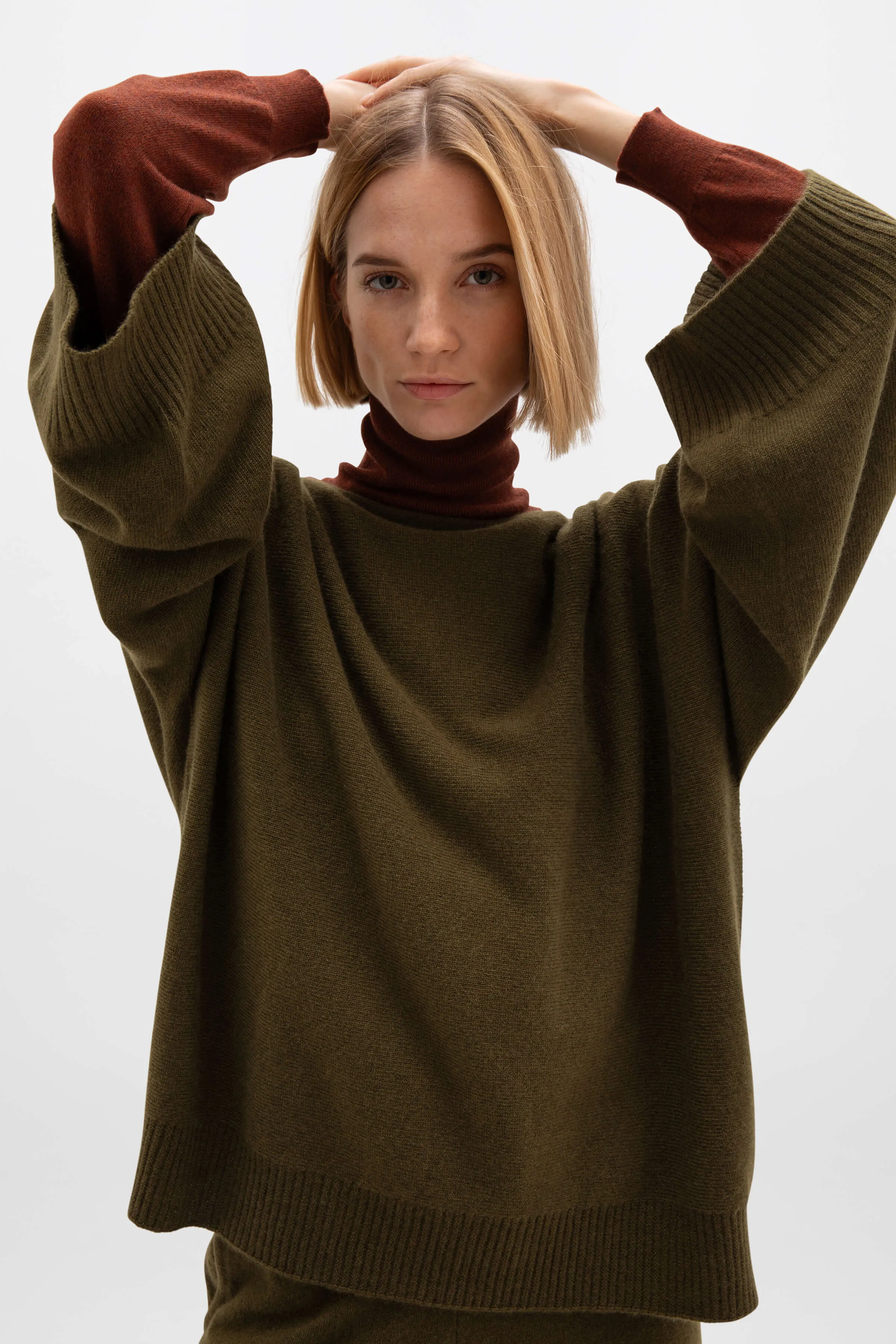 Cashmere Roll Neck