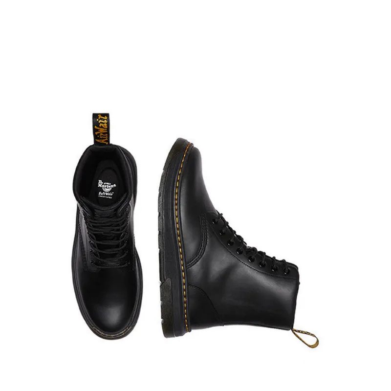 Crewson Unisex Boots- Black Classic Pull Up