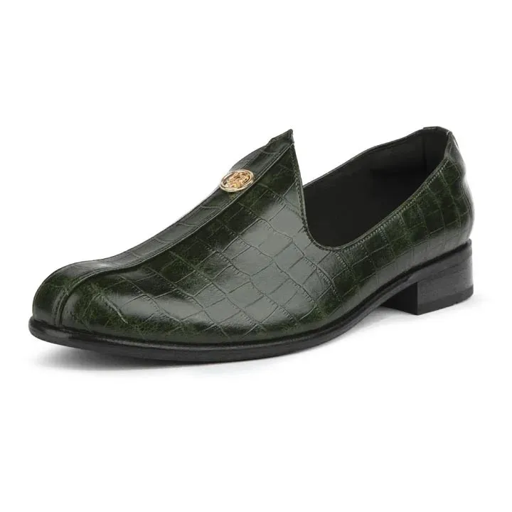 Elis - Brushoff Green Croco Signature Mojdi