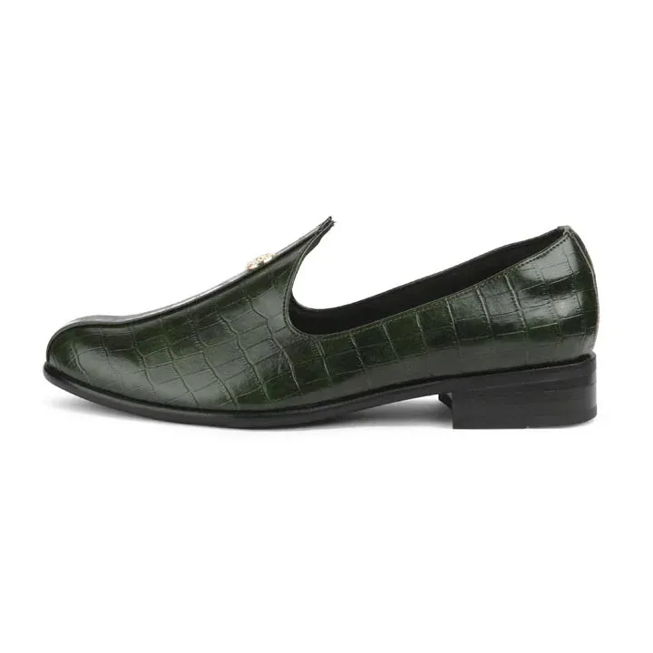 Elis - Brushoff Green Croco Signature Mojdi