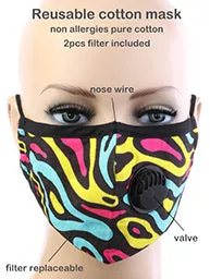 Fashion Forward Breathable Mask with filters