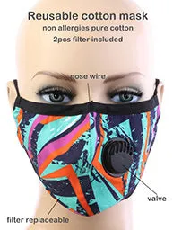 Fashion Forward Breathable Mask with filters