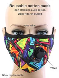 Fashion Forward Breathable Mask with filters