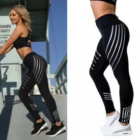 Fashion Women Leggings Slim High Waist Elasticity Printing Leggings Breathable Woman