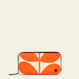 Forget Me Not Wallet - Solid Stem Neon Orange