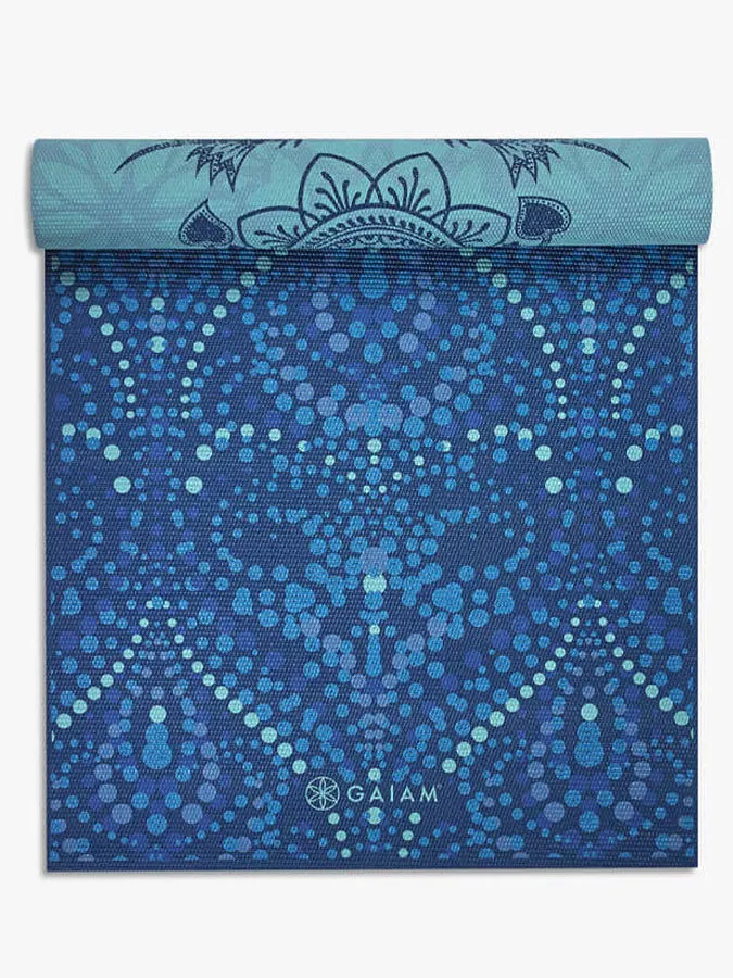 Gaiam Reversible Mystic Sky Yoga Mat 6mm