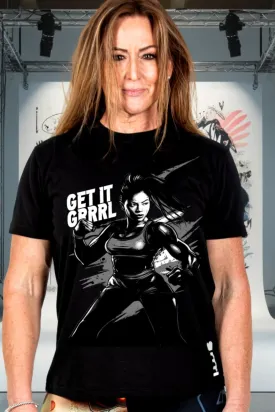 Get It GRRRL Black Performance Tee