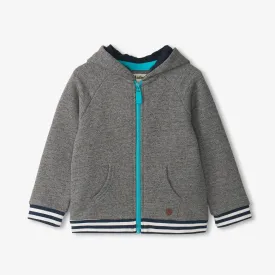 Hatley Full Zip Hoodie - Flame Blue