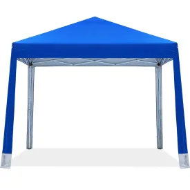 Leisure Sports 10x10 Outdoor Pop-up Beach Canopy Tent with 4 Foot Pockets