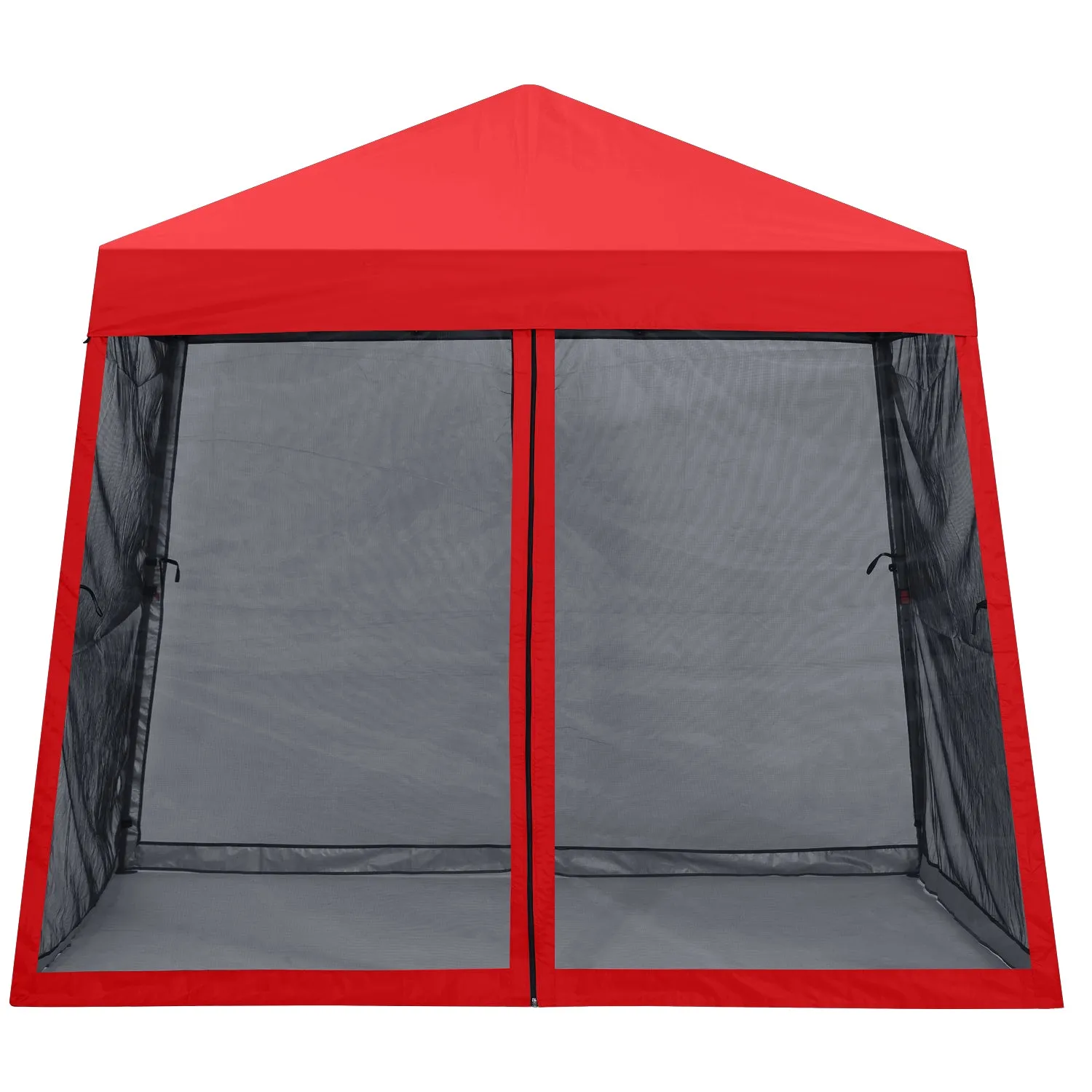 Leisure Sports 8x8/10x10/11x11 Pop Up Stable Canopy Tent with Mosquito Netting