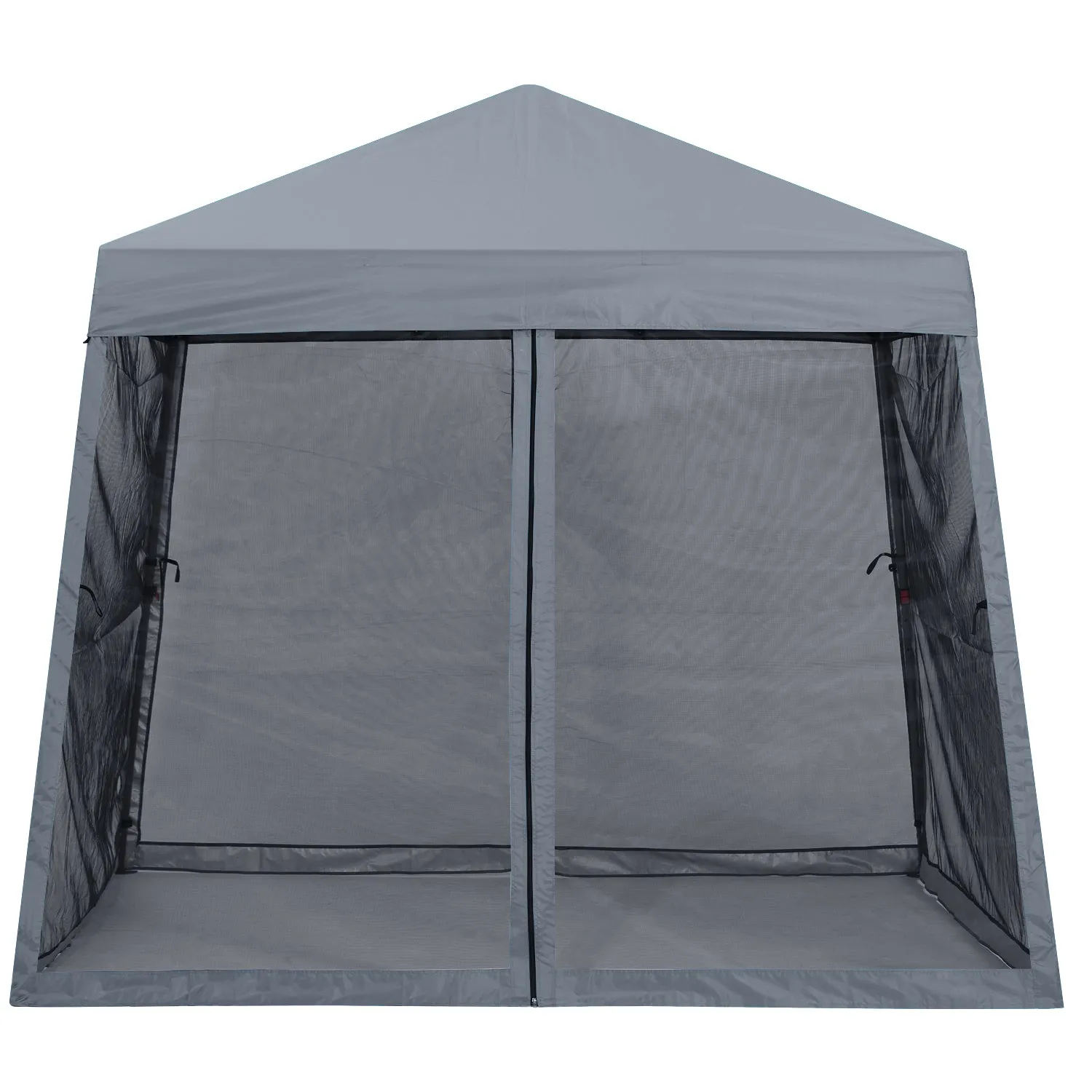 Leisure Sports 8x8/10x10/11x11 Pop Up Stable Canopy Tent with Mosquito Netting