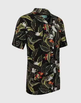 Mio Marino Mens Casual Button-Down Hawaiian Short Sleeve Shirt