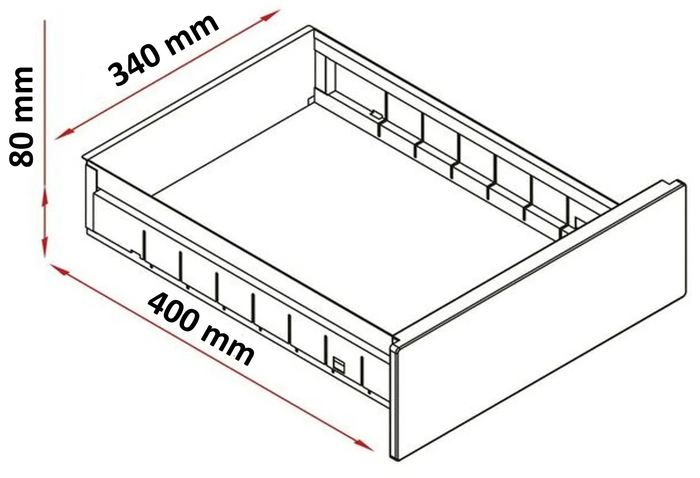 Mobile Pedestal Drawer with Lock and Castors