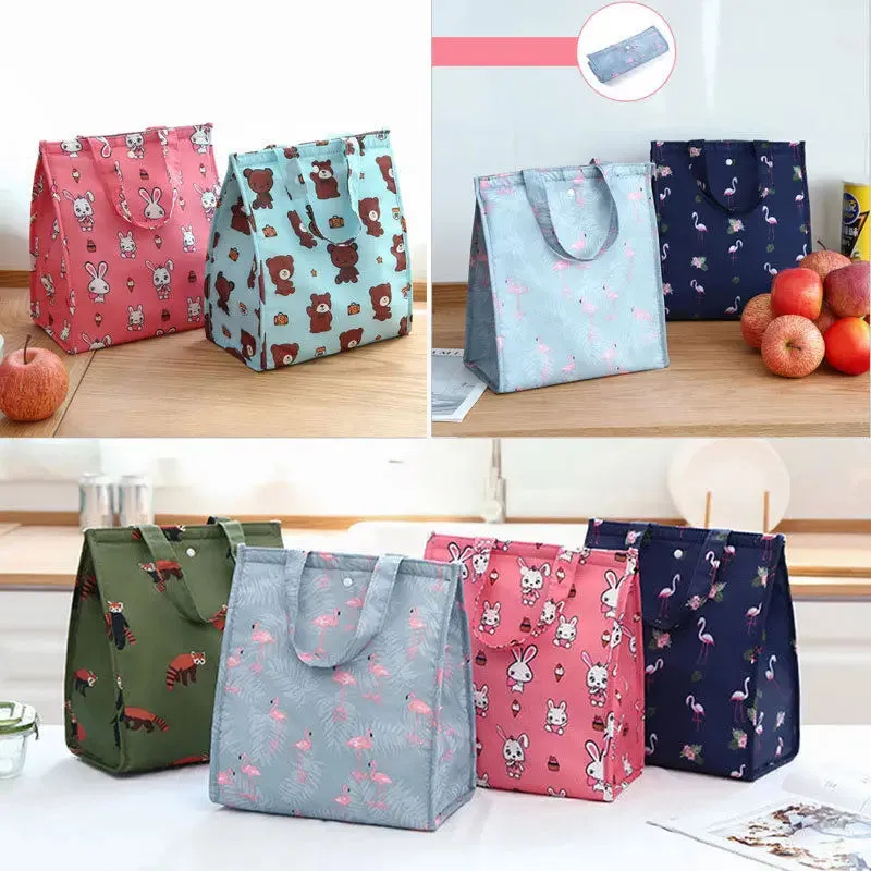 Portable Insulated Lunch Bag for Women & Kids