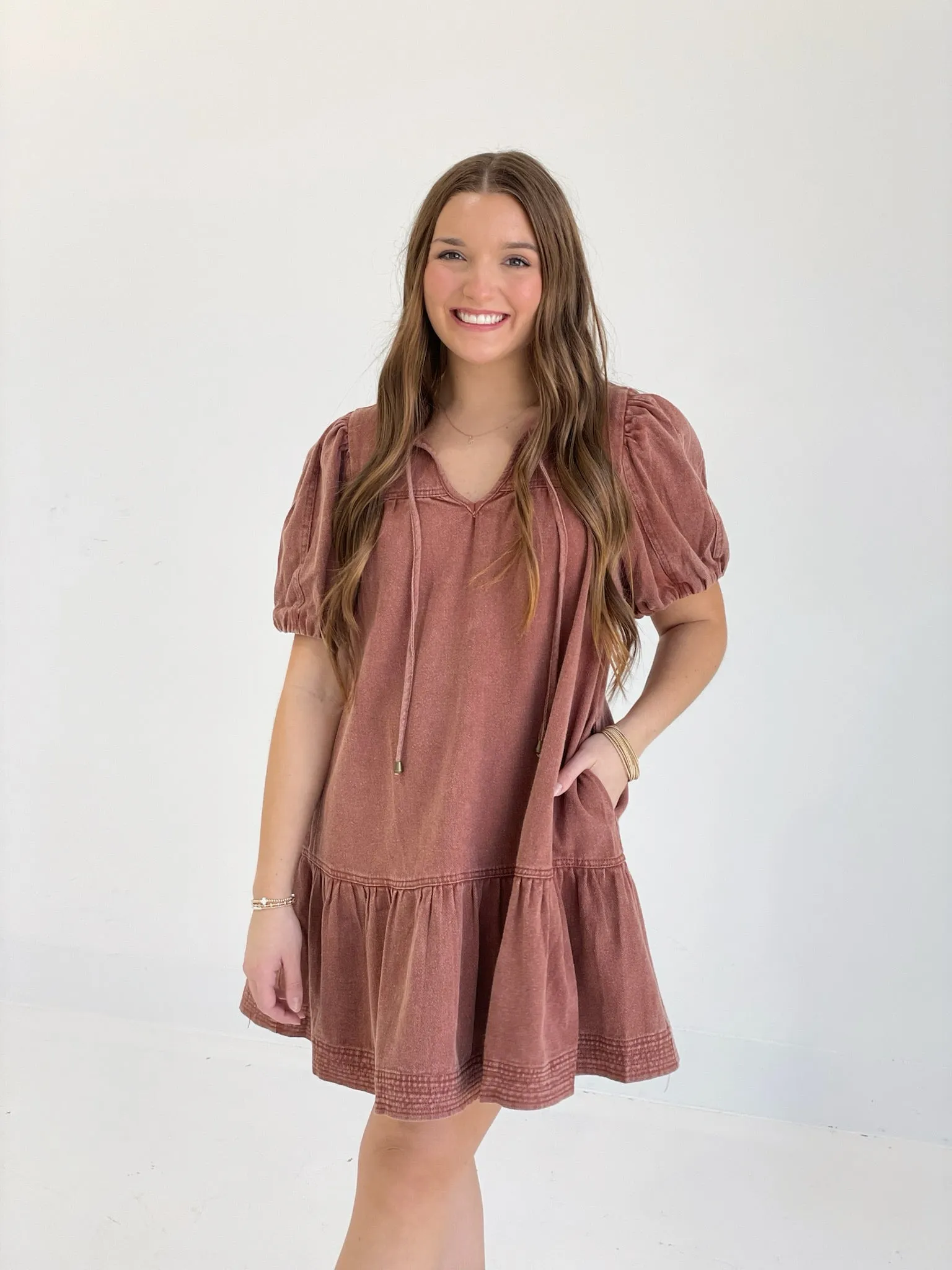 Rustic Chic Mini Dress