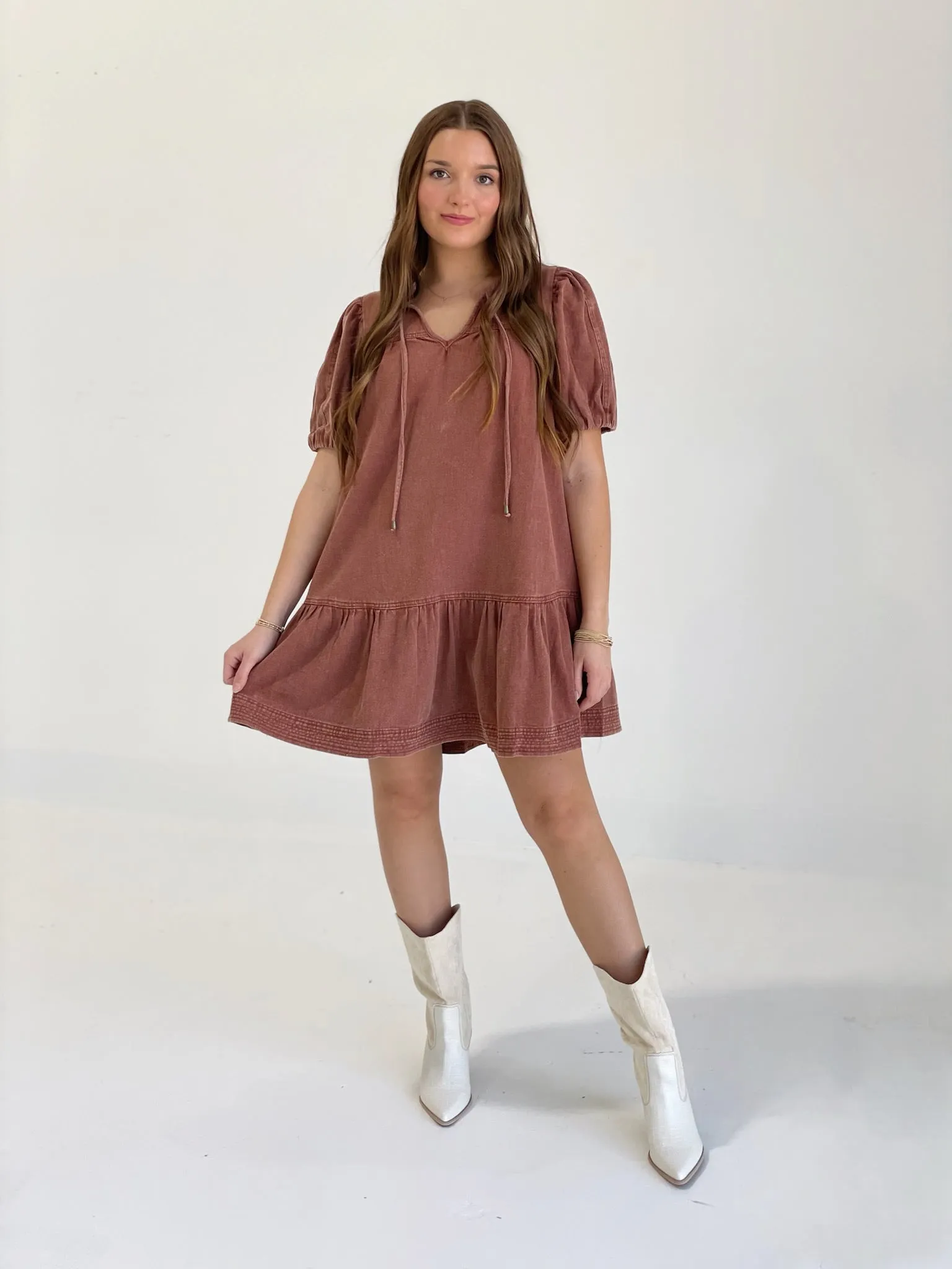 Rustic Chic Mini Dress