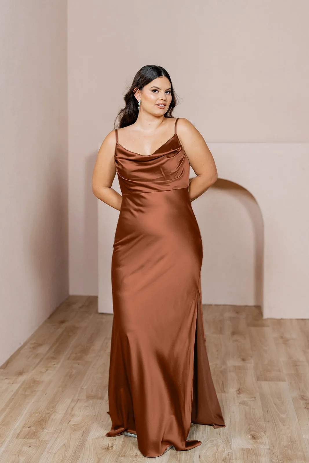 Skye Satin Dress | Made To Order