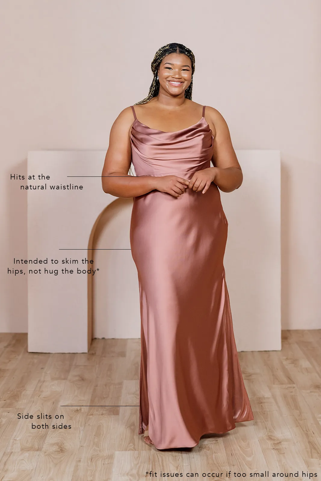 Skye Satin Dress | Made To Order