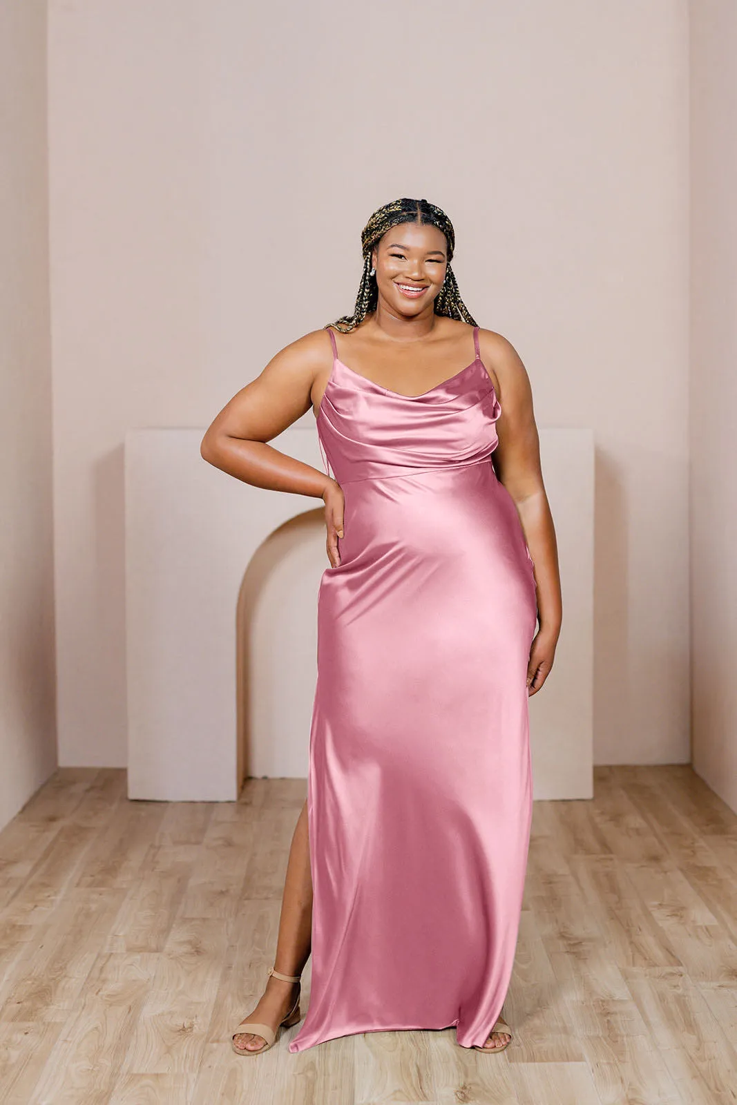 Skye Satin Dress | Made To Order