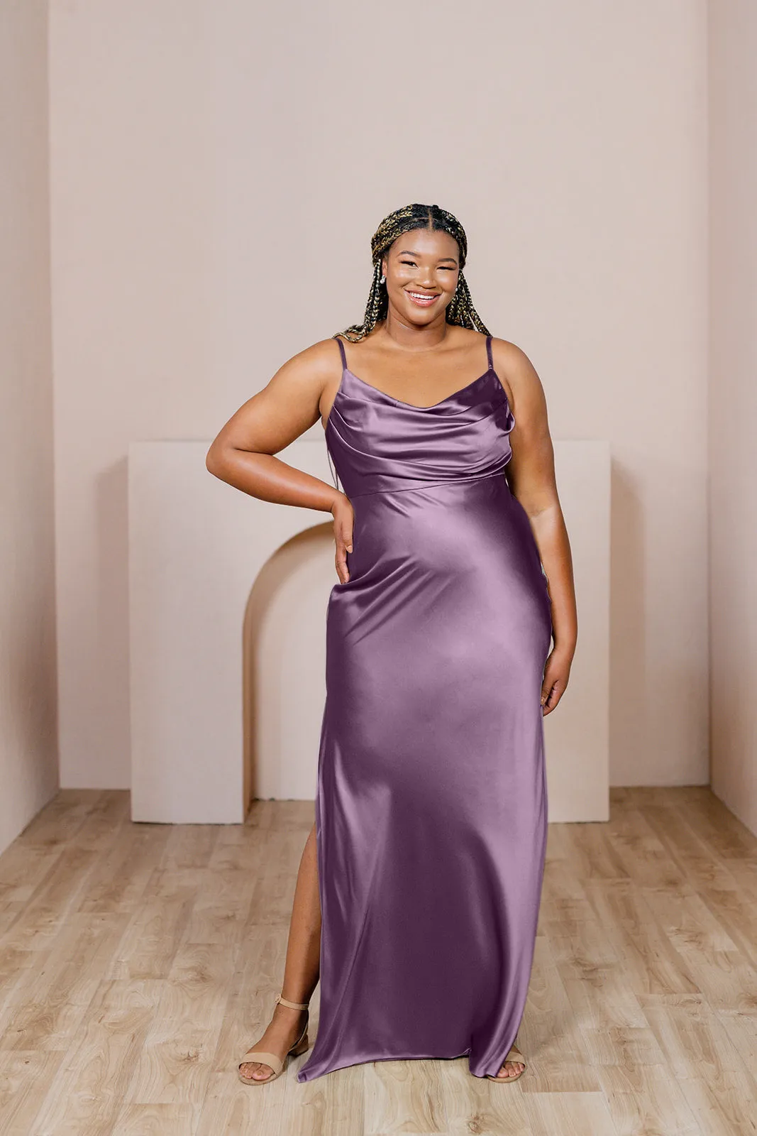 Skye Satin Dress | Made To Order