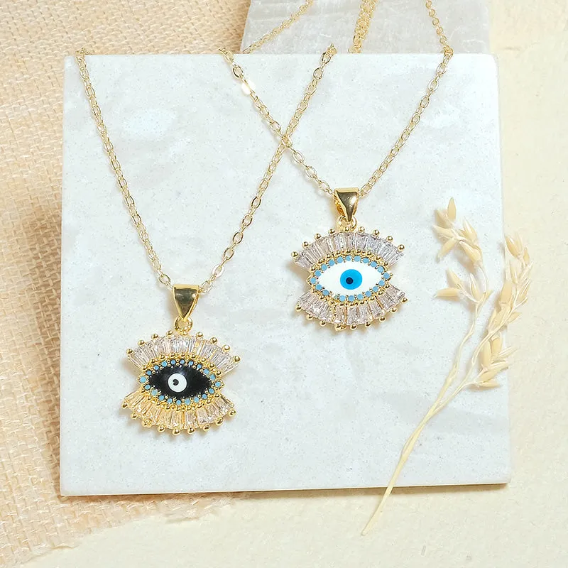 The Gazing Evil Eye Necklace