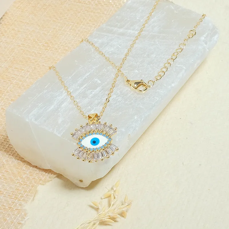 The Gazing Evil Eye Necklace