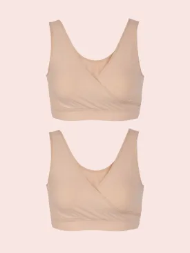 The Harmony - Cotton Crossover Sleep And Leisure Bra 2-Pack