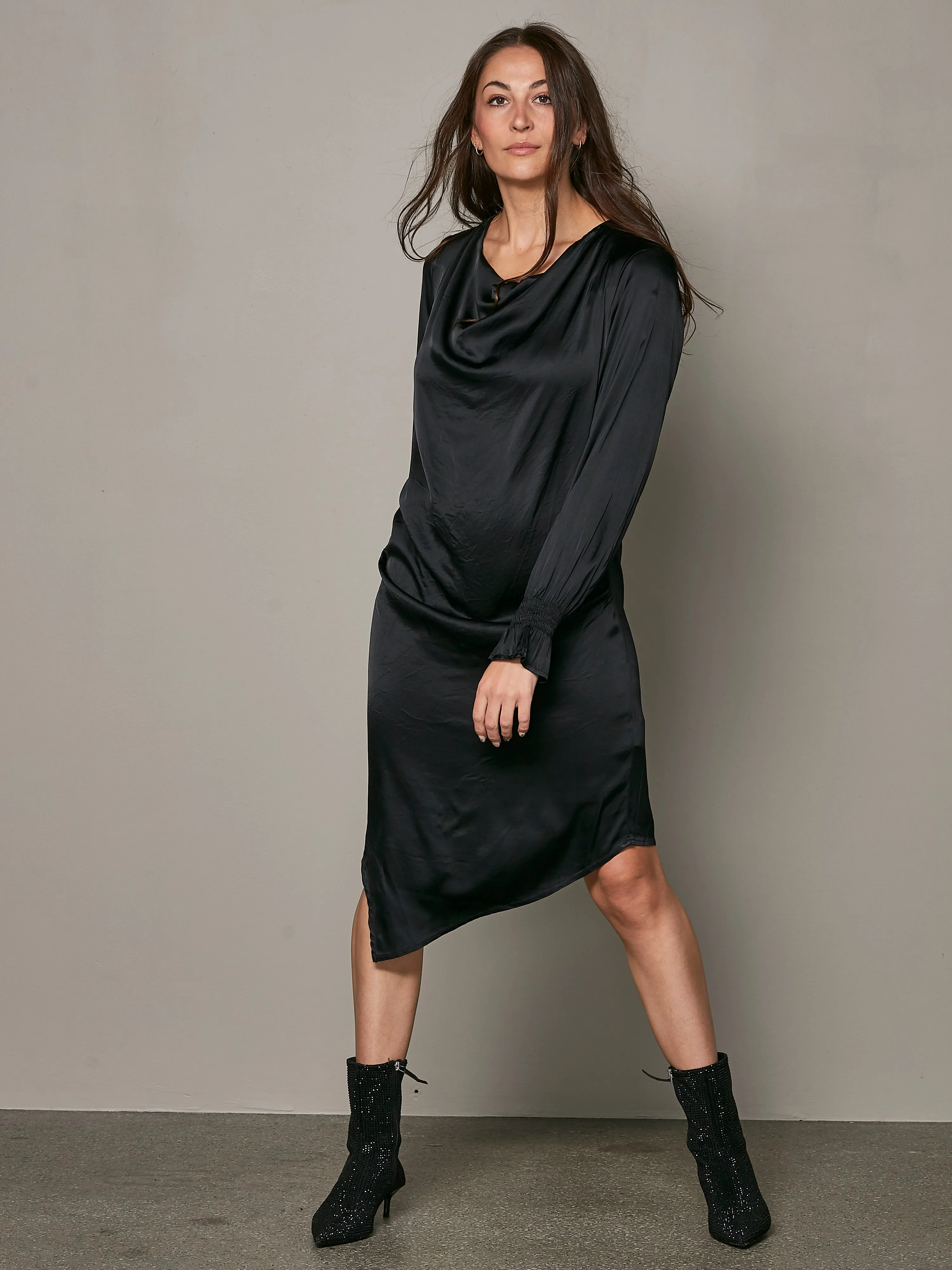 VANILLA tunic dress - Black